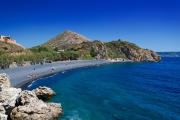 Chios dunkler Strand