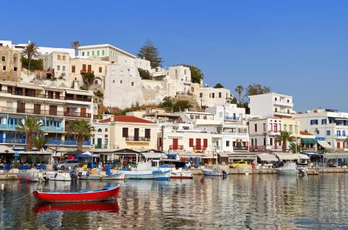 Naxos Stadt Hafen