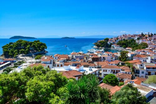 Skiathos Chora mit Hafen
