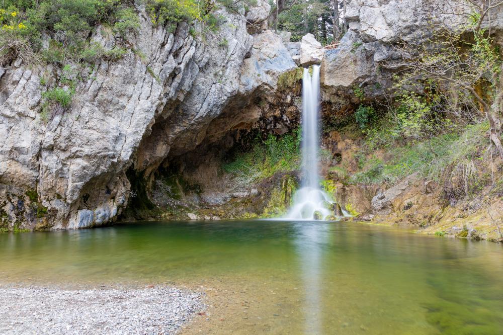 Euböa Drimonas Wasserfall