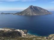 Telendos gesehen von Kalymnos